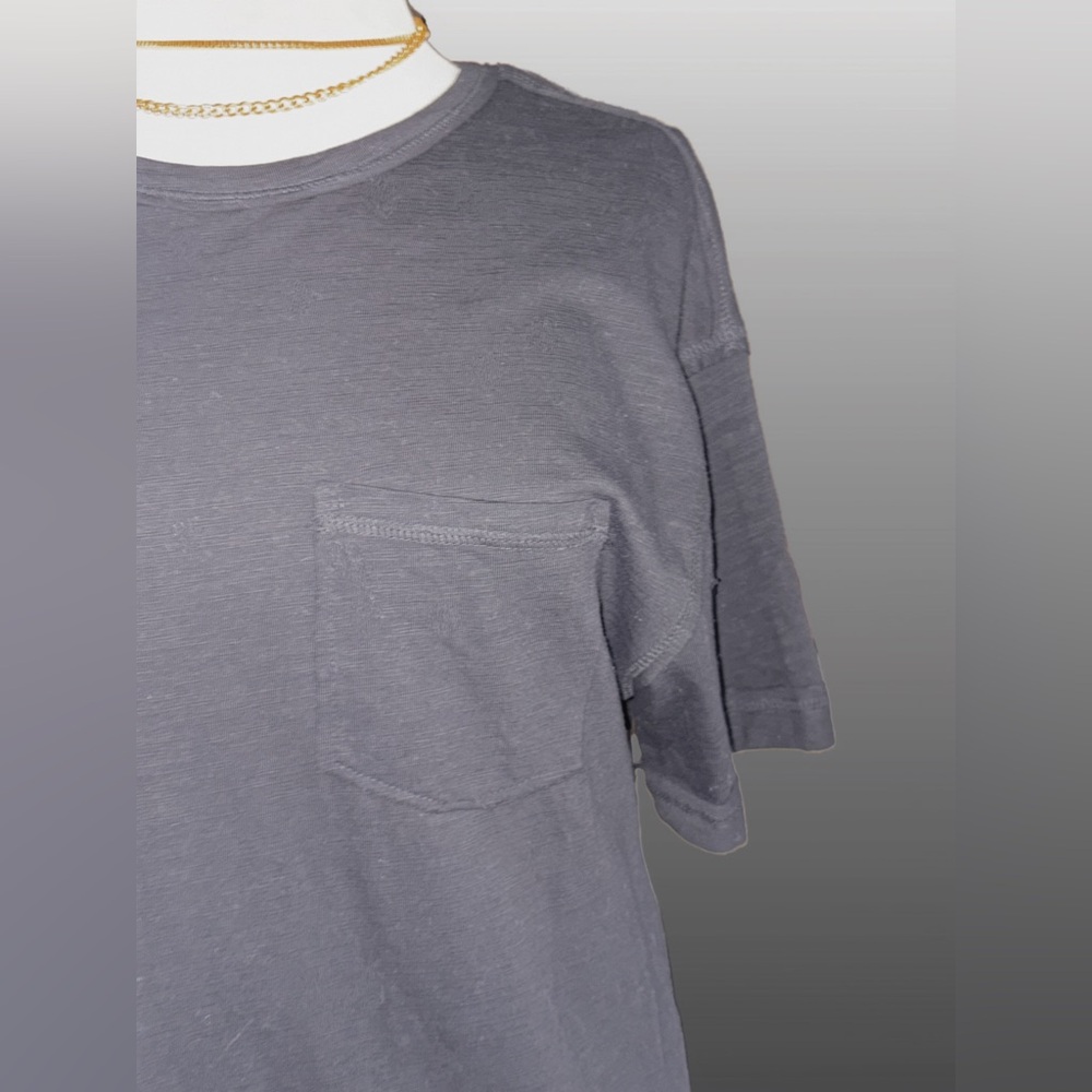 NWT Southern Vibe Short Sleeve Pocket Tee Dress Black Sz L